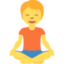 Person in Lotus Position emoji on X / Twitter