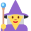 Magierin-Emoji auf X / Twitter