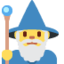 Emoji Homem mago no X / Twitter