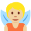 Fairy: Medium-Light Skin Tone emoji on X / Twitter