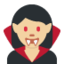 Emoji Vampiresa: tono de piel claro medio en X / Twitter