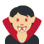 Vampir: mittelhelle Hautfarbe-Emoji auf X / Twitter