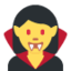 Woman Vampire emoji on X / Twitter