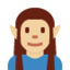 Man Elf: Medium-Light Skin Tone emoji on X / Twitter