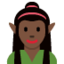 Emoji Nữ quỷ: màu da tối trên X / Twitter