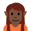 Elf: Dark Skin Tone emoji on X / Twitter