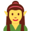 Woman Elf emoji on X / Twitter