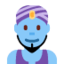 Man Genie emoji on X / Twitter