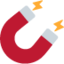 Magnet emoji on X / Twitter