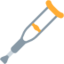 Crutch emoji on X / Twitter