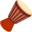 Afrikanische Trommel-Emoji auf X / Twitter