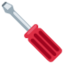 Emoji Pemutar skru pada X / Twitter