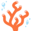 Coral emoji on X / Twitter