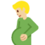 Pregnant Man: Medium-Light Skin Tone emoji on X / Twitter