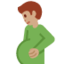 Emoji Uomo incinto: carnagione olivastra su X / Twitter
