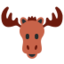 Emoji Moose pada X / Twitter