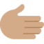 Rightwards Hand: Medium Skin Tone emoji on X / Twitter