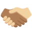 Handshake: Medium-Dark Skin Tone, Medium-Light Skin Tone emoji on X / Twitter