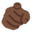 Emoji Indice verso l’osservatore: carnagione scura su X / Twitter