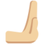 Nach rechts schiebende Hand: mittelhelle Hautfarbe-Emoji auf X / Twitter