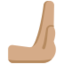 Nach rechts schiebende Hand: mittlere Hautfarbe-Emoji auf X / Twitter
