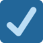 Check Box with Check emoji on X / Twitter