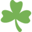Shamrock emoji on X / Twitter