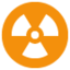 Radioactive emoji on X / Twitter