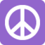Peace Symbol emoji on X / Twitter