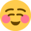 Emoji Rosto sorridente no X / Twitter