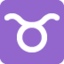 Stier (sterrenbeeld)-emoji op X / Twitter