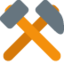 Hammer and Pick emoji on X / Twitter