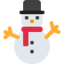 Emoji Pupazzo di neve senza neve su X / Twitter