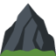 Emoji Gunung pada X / Twitter