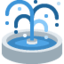 Fountain emoji on X / Twitter