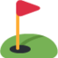 Golffahne-Emoji auf X / Twitter