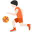 Person Bouncing Ball: Light Skin Tone emoji on X / Twitter
