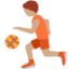 Emoji Orang melantun bola: ton kulit sederhana pada X / Twitter