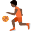 Person mit Ball: dunkle Hautfarbe-Emoji auf X / Twitter