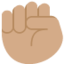 Raised Fist: Medium Skin Tone emoji on X / Twitter