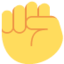 Emoji Pugno su X / Twitter
