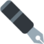 Black Nib emoji on X / Twitter