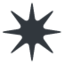 Eight-Pointed Star emoji on X / Twitter