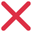 Kreuzzeichen-Emoji auf X / Twitter