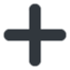 Plus emoji on X / Twitter