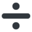 Divide emoji on X / Twitter